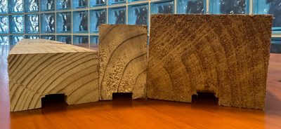 Timber bearers in various styles